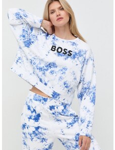 Βαμβακερή μπλούζα BOSS γυναικεία,