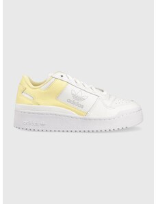 Δερμάτινα αθλητικά παπούτσια adidas Originals Forum Bold χρώμα: άσπρο