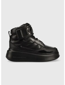 Δερμάτινα αθλητικά παπούτσια Karl Lagerfeld Anakapri χρώμα: μαύρο KL63555 F3KL63555
