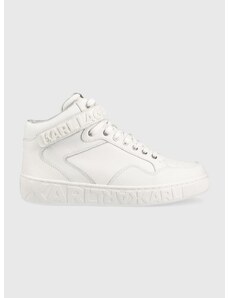 Δερμάτινα αθλητικά παπούτσια Karl Lagerfeld Kupsole Iii χρώμα: άσπρο