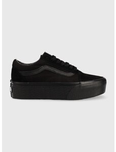Πάνινα παπούτσια Vans Old Skool χρώμα: μαύρο