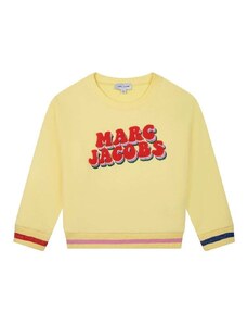 Παιδική βαμβακερή μπλούζα Marc Jacobs χρώμα: κίτρινο,