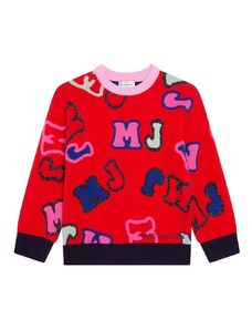 Παιδικό πουλόβερ Marc Jacobs χρώμα: κόκκινο,