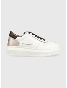 Δερμάτινα αθλητικά παπούτσια Alexander Smith Cambridge χρώμα: άσπρο