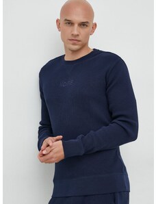 Βαμβακερή μπλούζα Michael Kors χρώμα: ναυτικό μπλε,