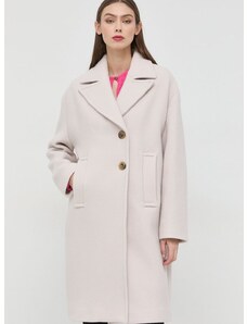Μάλλινο παλτό Pinko γυναικεία, χρώμα: γκρι