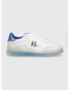 Δερμάτινα αθλητικά παπούτσια Karl Lagerfeld Kl53426 Brink χρώμα: άσπρο