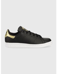 Παιδικά αθλητικά παπούτσια adidas Originals χρώμα: μαύρο