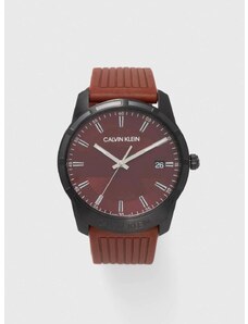 Ρολόι Calvin Klein χρώμα: κόκκινο