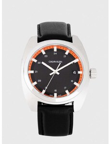 Ρολόι Calvin Klein χρώμα: μαύρο