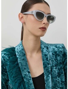 Γυαλιά ηλίου Alexander McQueen AM0377S χρώμα: γκρι
