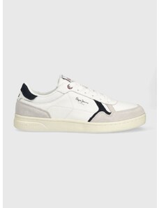 Δερμάτινα αθλητικά παπούτσια Pepe Jeans KORE χρώμα: άσπρο, PMS30898
