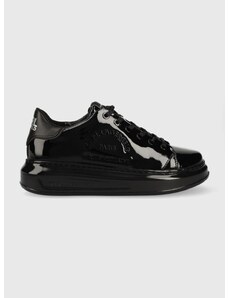 Δερμάτινα αθλητικά παπούτσια Karl Lagerfeld KL62539S KAPRI χρώμα: μαύρο