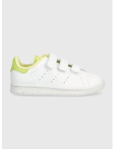 Παιδικά αθλητικά παπούτσια adidas Originals STAN SMITH CF C x Disney χρώμα: άσπρο