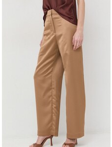 Παντελόνι BOSS χρώμα: μπεζ