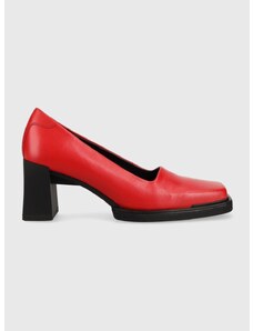 Δερμάτινα γοβάκια Vagabond Shoemakers Shoemakers EDWINA χρώμα: κόκκινο
