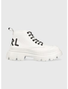 Πάνινα παπούτσια Karl Lagerfeld KL43520 TREKKA MAX χρώμα: άσπρο KL43520