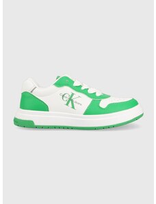 Παιδικά αθλητικά παπούτσια Calvin Klein Jeans χρώμα: πράσινο