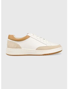 Δερμάτινα αθλητικά παπούτσια Lauren Ralph Lauren χρώμα: άσπρο, 802891470001