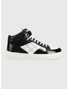 Δερμάτινα αθλητικά παπούτσια Karl Lagerfeld KL61056 KUPSOLE III χρώμα: μαύρο KL61056