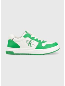 Παιδικά αθλητικά παπούτσια Calvin Klein Jeans χρώμα: πράσινο