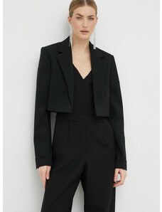 Σακάκι Victoria Beckham χρώμα: μαύρο