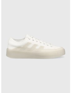 Πάνινα παπούτσια adidas χρώμα: άσπρο
