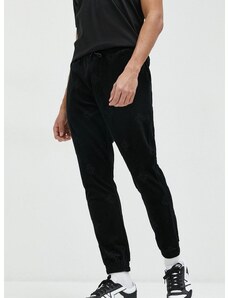 Παντελόνι φόρμας HUGO χρώμα: μαύρο