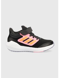 Παιδικά αθλητικά παπούτσια adidas ULTRABOUNCE EL K χρώμα: μαύρο