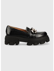 Δερμάτινα μοκασίνια Charles Footwear Mey χρώμα: μαύρο, Mey.Loafer