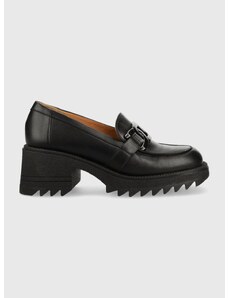 Δερμάτινα γοβάκια Charles Footwear Kiara χρώμα: μαύρο, Kiara.Loafer