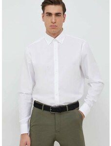 Βαμβακερό πουκάμισο Seidensticker Ανδρικό, χρώμα: άσπρο