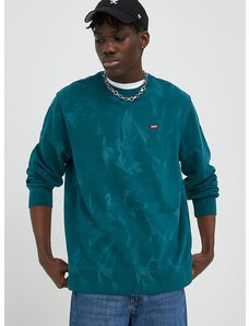 Βαμβακερή μπλούζα Levi's Χρώμα: πράσινο