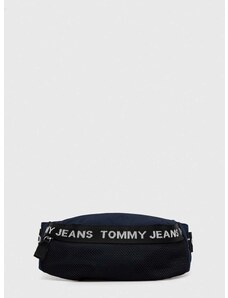 Τσάντα φάκελος Tommy Jeans χρώμα: ναυτικό μπλε