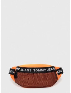 Τσάντα φάκελος Tommy Jeans χρώμα: πορτοκαλί