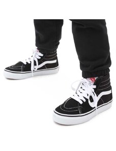 Παιδικά πάνινα παπούτσια Vans UY SK8 Hi BLACK/TRUE WHIT χρώμα: μαύρο