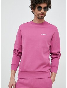 Μπλούζα Calvin Klein χρώμα: μοβ