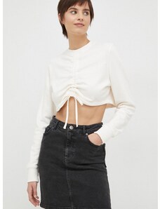 Μπλούζα Calvin Klein Jeans χρώμα: άσπρο