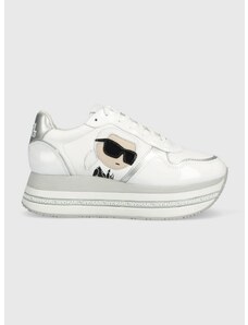 Δερμάτινα αθλητικά παπούτσια Karl Lagerfeld VELOCITA MAX χρώμα: άσπρο, KL64930N F3KL64930N