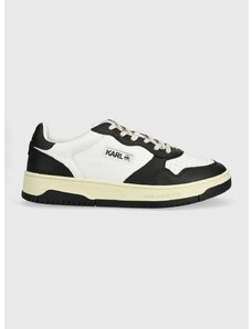 Δερμάτινα αθλητικά παπούτσια Karl Lagerfeld KREW KL χρώμα: μαύρο, KL53020 F3KL53020