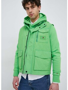 Αμάνικο μπουφάν Tommy Hilfiger χρώμα: πράσινο