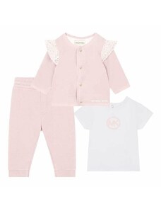 Σετ μωρού Michael Kors χρώμα: ροζ