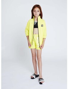 Παιδική μπλούζα DKNY χρώμα: κίτρινο