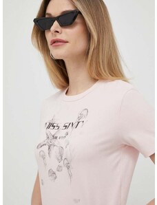 Μπλουζάκι Miss Sixty χρώμα: ροζ