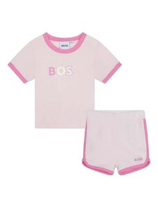 Σετ μωρού BOSS χρώμα: ροζ