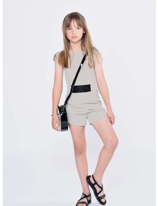 Παιδική ολόσωμη φόρμα Karl Lagerfeld χρώμα: μπεζ