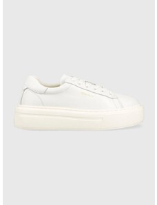 Δερμάτινα αθλητικά παπούτσια Gant Alincy χρώμα: άσπρο F30