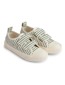 Παιδικά πάνινα παπούτσια Liewood χρώμα: πράσινο