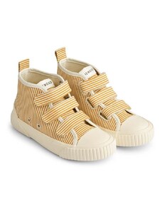 Παιδικά πάνινα παπούτσια Liewood χρώμα: κίτρινο