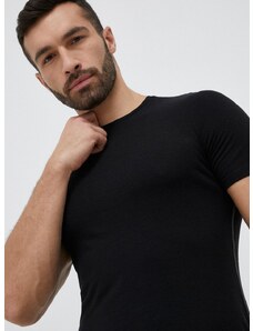 Λειτουργικό μπλουζάκι Icebreaker Anatomica χρώμα: μαύρο